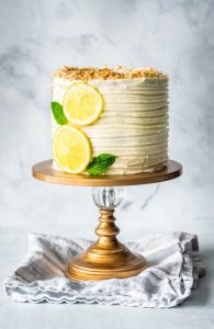 lemon coconut layer cake