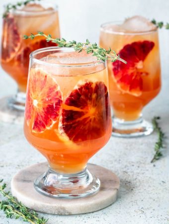 blood orange cocktail