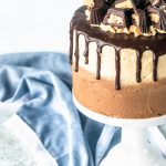 peanut butter and chocolate cake