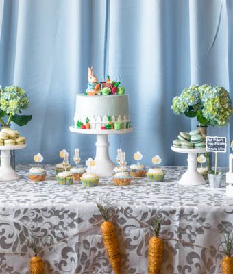 Peter rabbit cake table