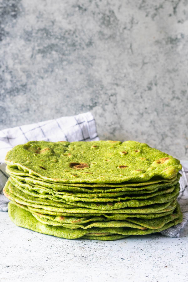 spinach tortillas from scratch