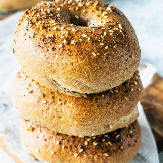Sourdough Everything Bagels