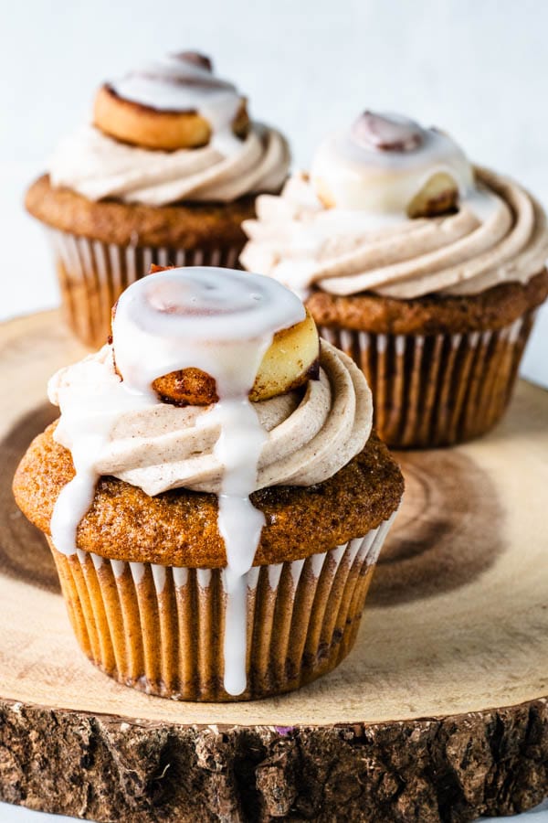 Cinnamon Roll Cupcakes Pies and Tacos