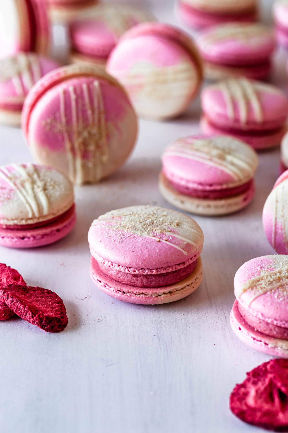 Strawberry Macarons Pies and Tacos