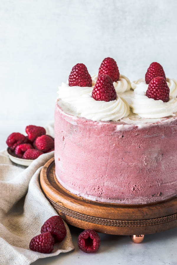 Raspberry Vegan Cake