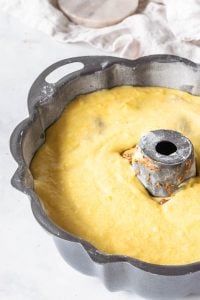 Chocolate Orange Marble Cake batter