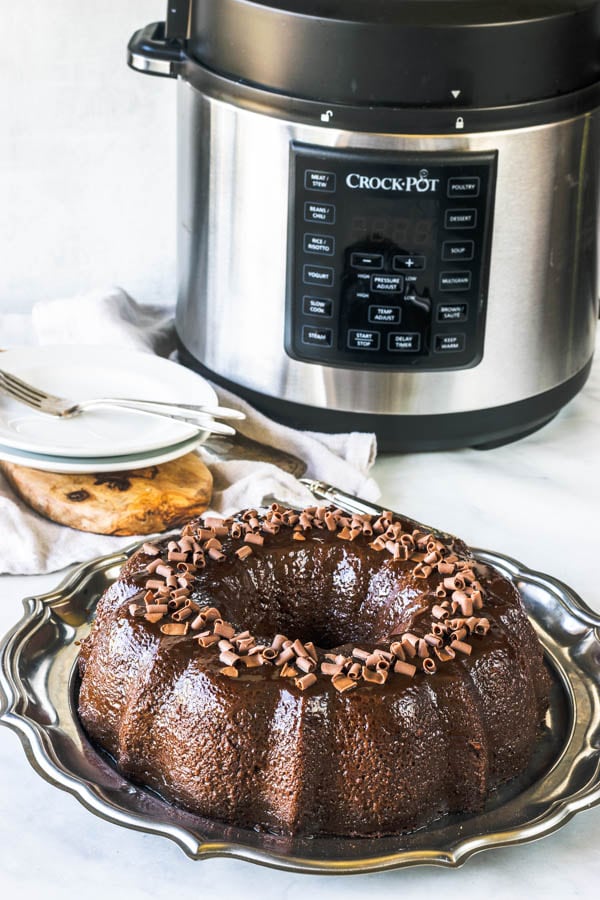 chocolate flan and pressure cooker