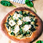 Spinach Artichoke Vegan Pizza
