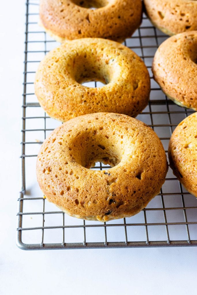 Carrot Cake baked donuts 