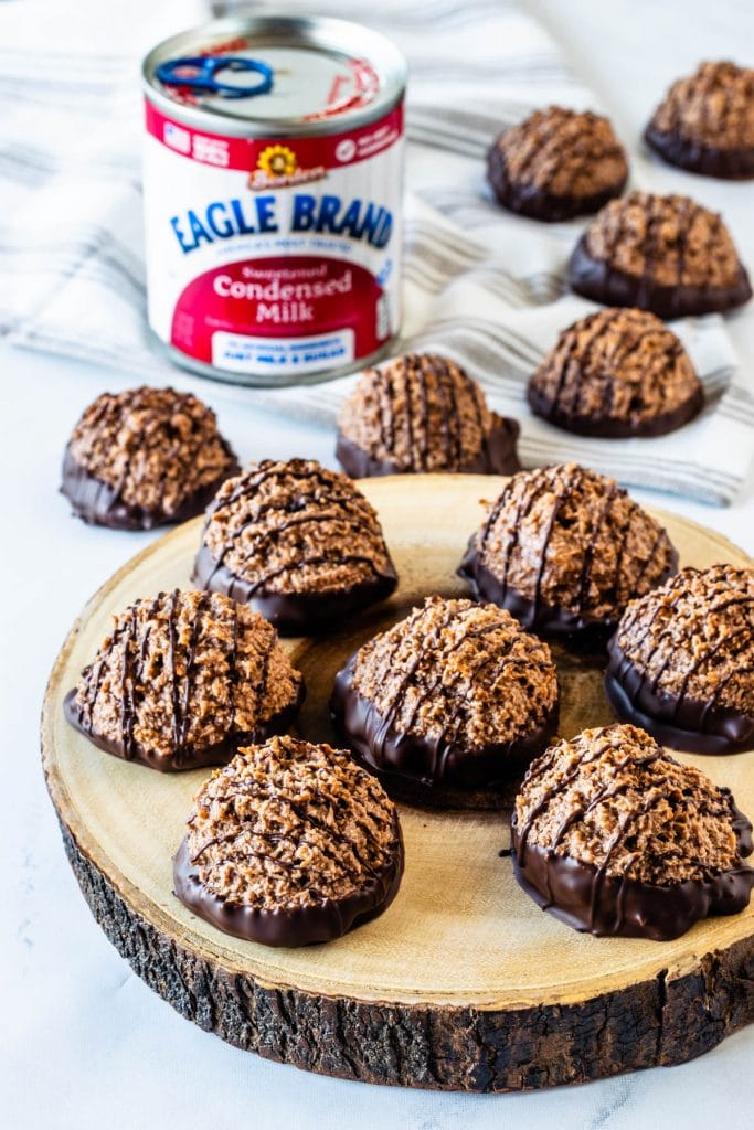 Chocolate Coconut Macaroons