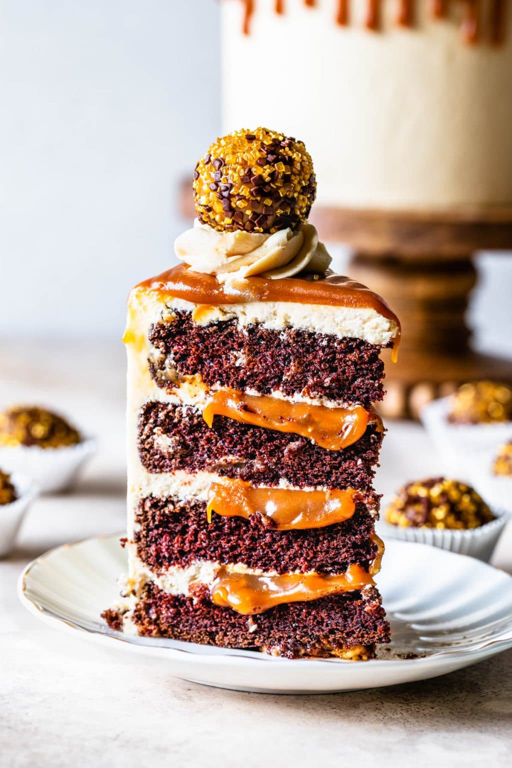 Salted Caramel Chocolate Cake Pies and Tacos