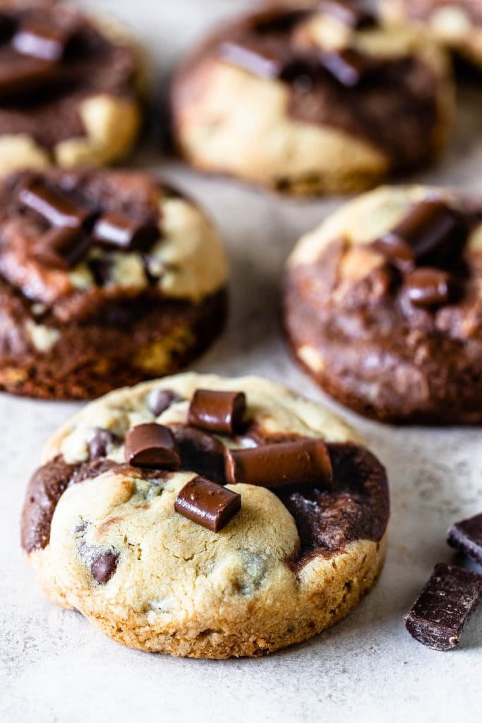 Brookies Recipe brownies and cookies baked in one treat