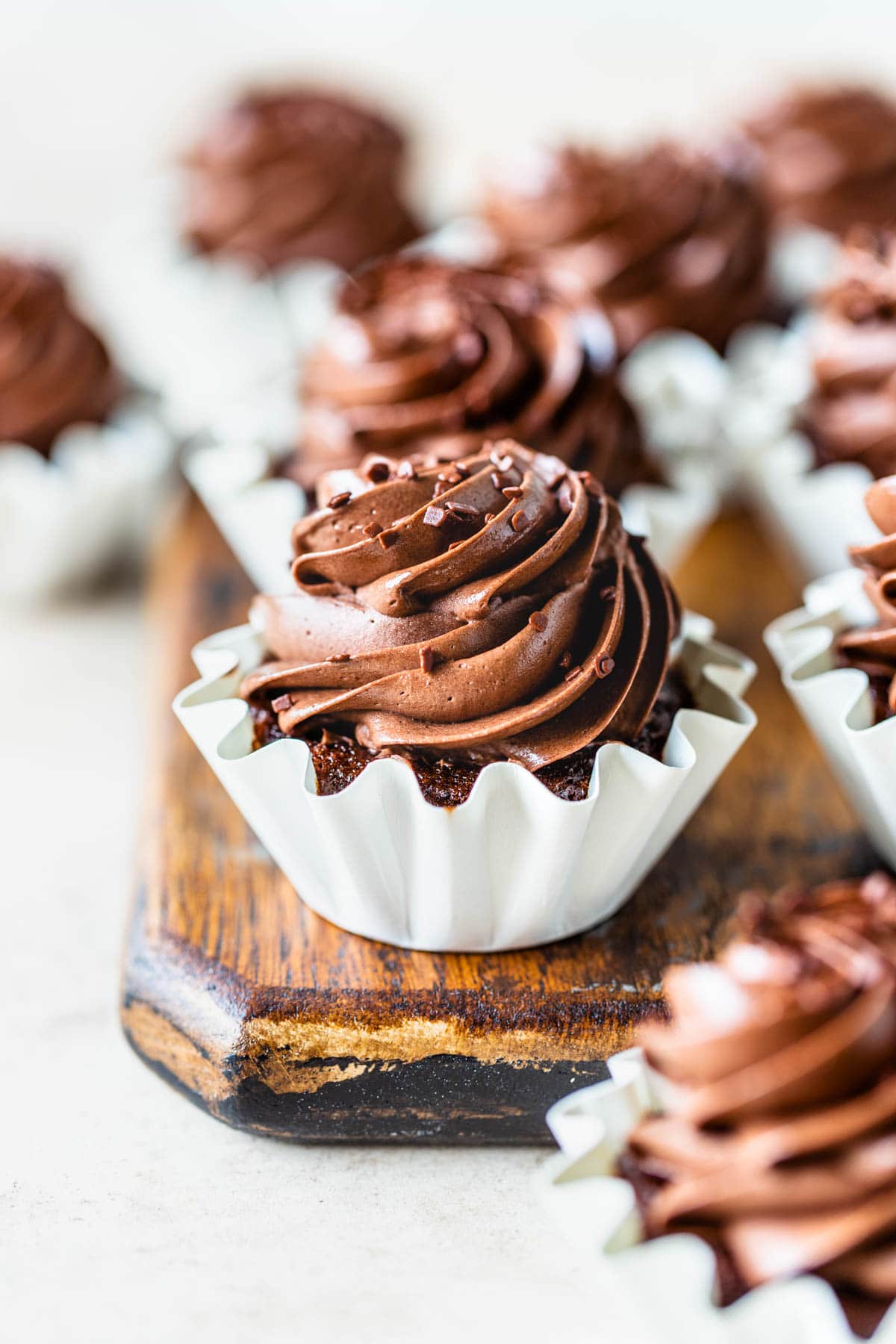 Chocolate Cupcakes with Sweetened Condensed Milk Frosting Pies and Tacos