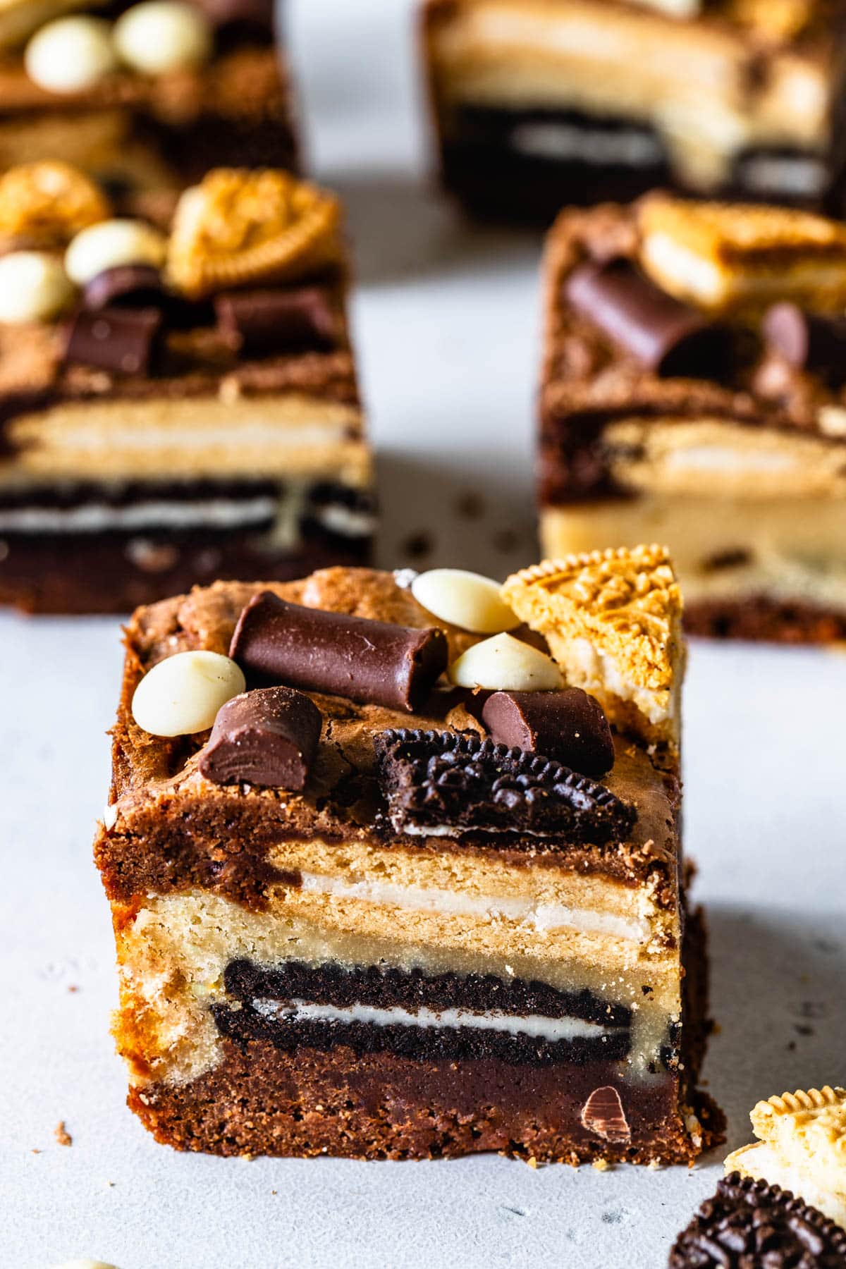 Oreo Brownie Blondie Bars Pies and Tacos