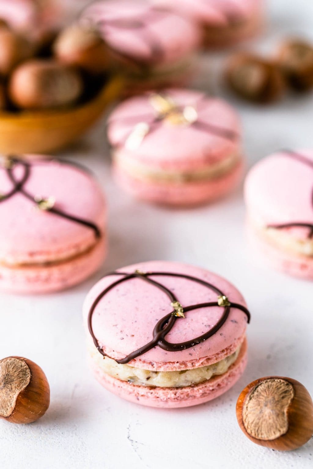 Hazelnut Macarons - Pies and Tacos