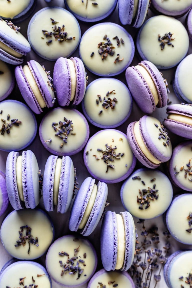 Lavender Macarons