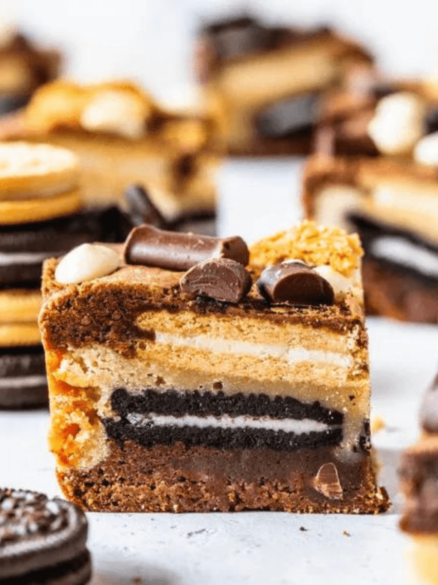 Oreo Brownie Blondie Bars Story Pies and Tacos
