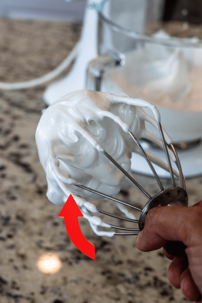 perfectly whipped meringue.