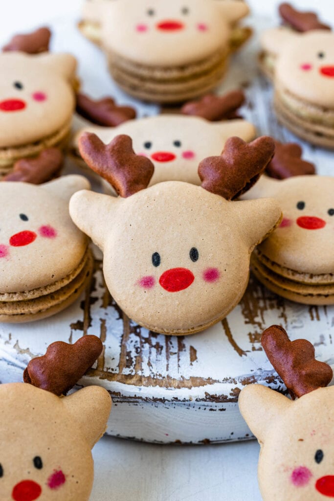 Reindeer shaped Macarons
