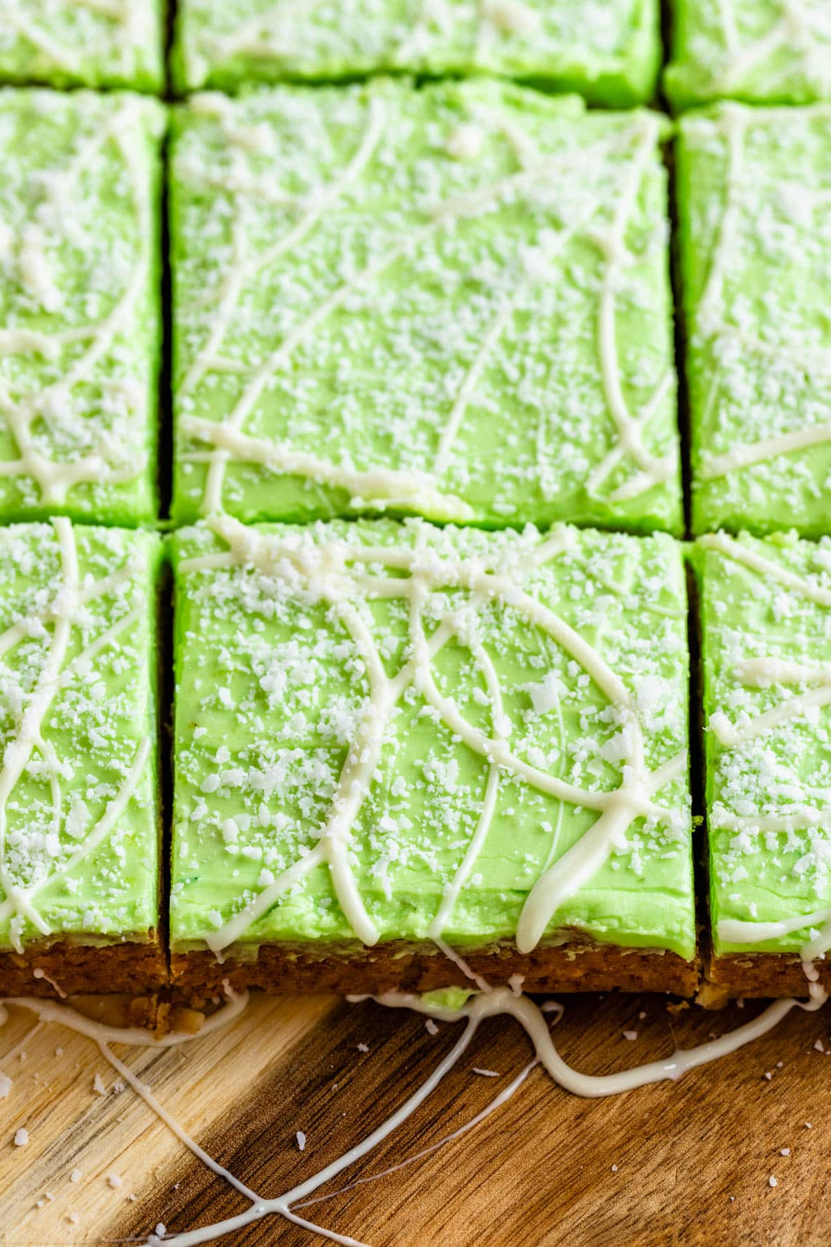 Lime Frosted Coconut Bars Starbucks Pies and Tacos