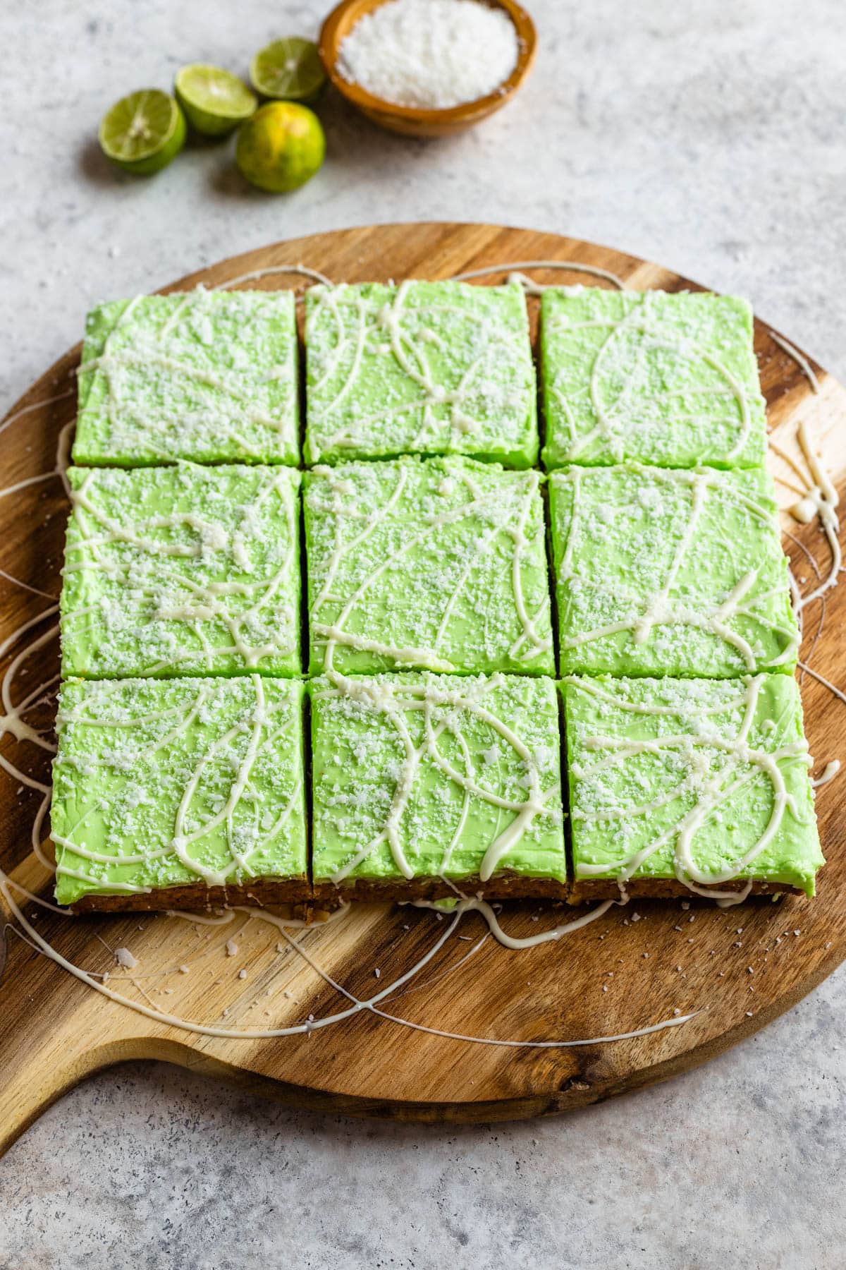 Lime Frosted Coconut Bars Starbucks Pies and Tacos