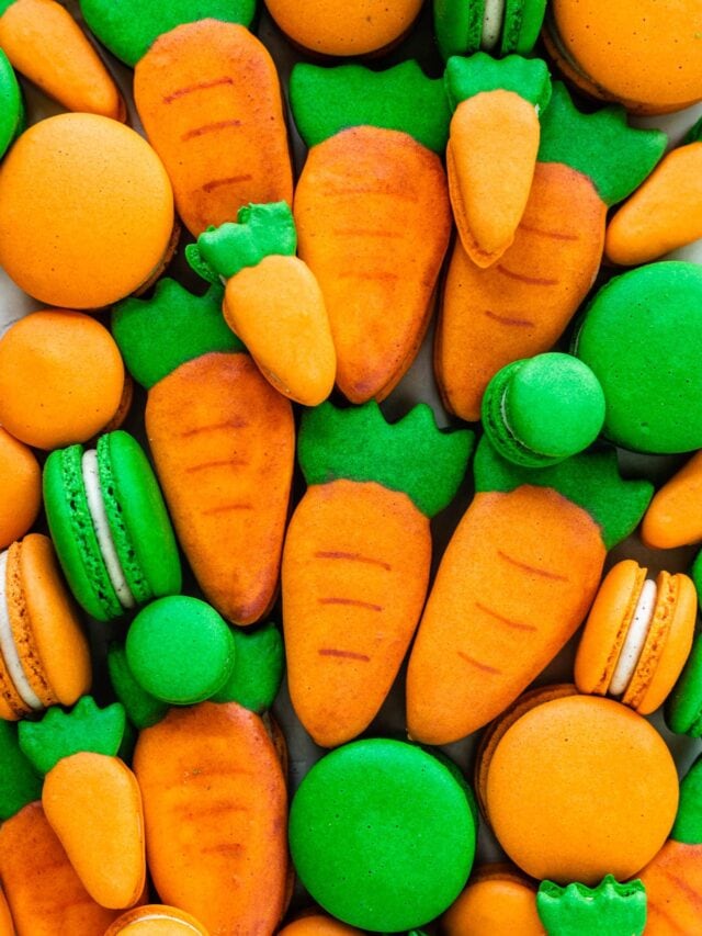 Carrot Macarons