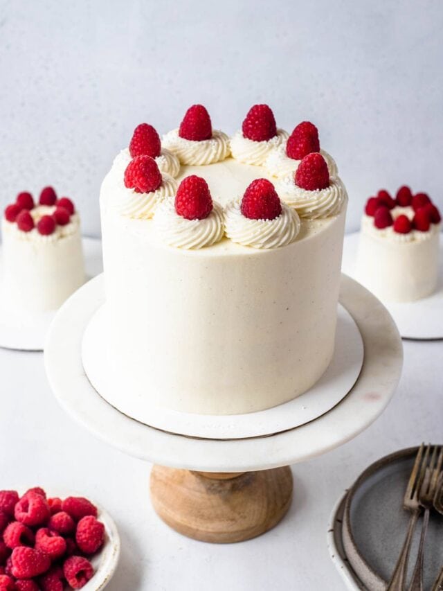 Almond Raspberry Cake