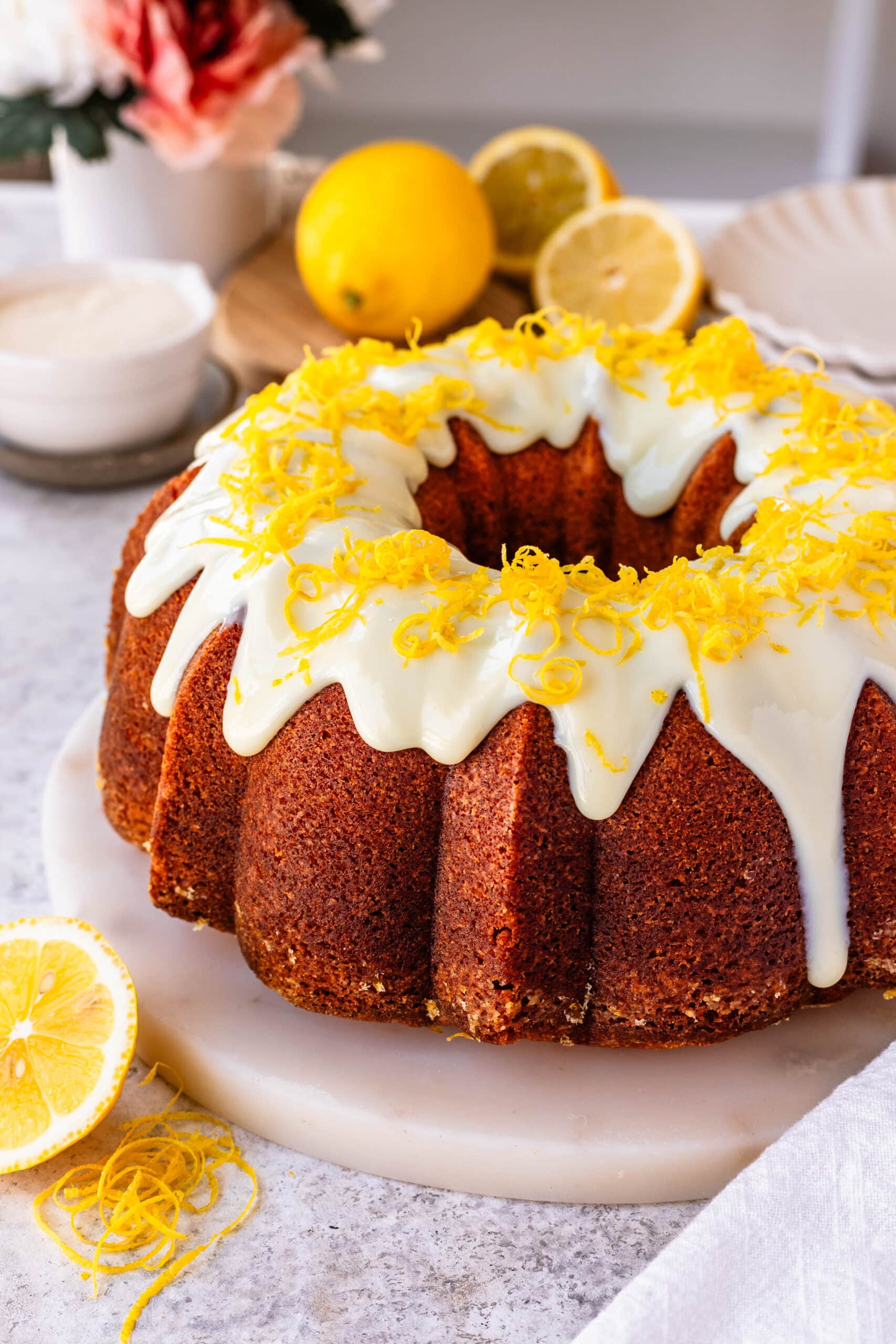 Lemon Bundt Cake - Glorious Treats