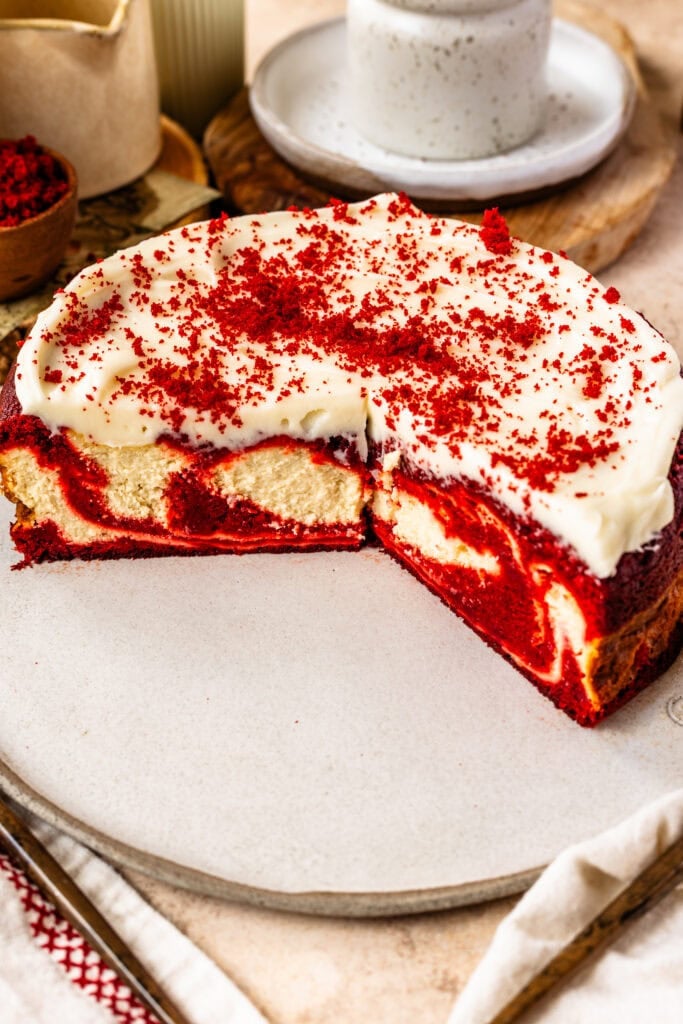 Red Ripper Cheesecake Red Velvet Cheesecake - Pies and Tacos