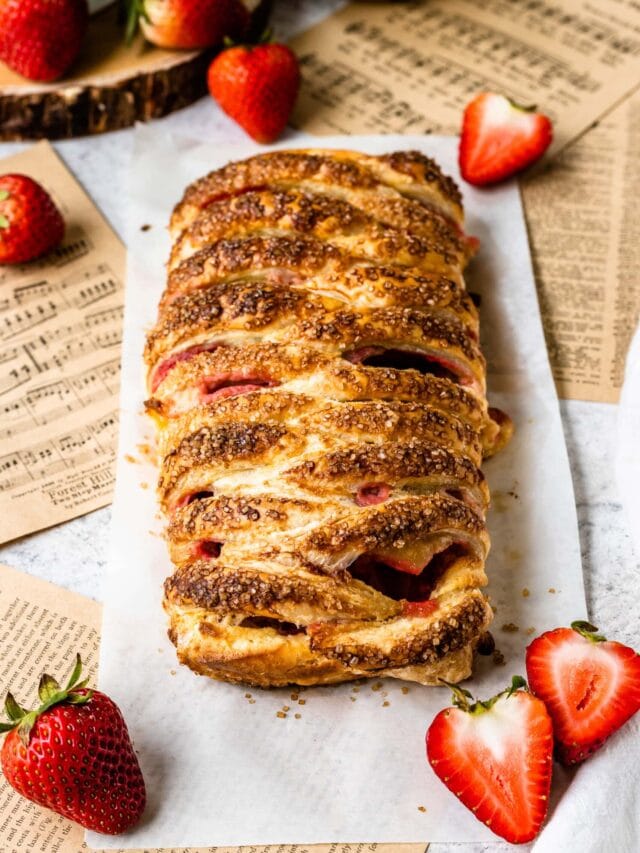 Strawberry Puff Pastry Braid Recipe Story