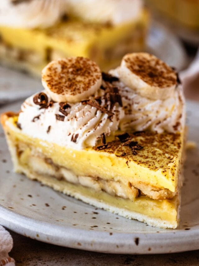 Banana Cream Pie Recipe Story