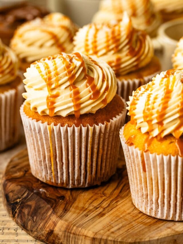Salted Caramel Cupcakes Recipe Story